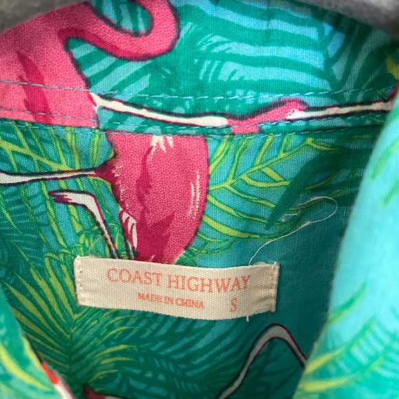 Men’s flamingo polo, size small - Picture 2 of 2